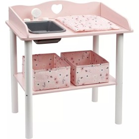Fasciatoio Bambole Legno Giocattolo con Vaschetta e Accessori One Two Fun 3 Anni+