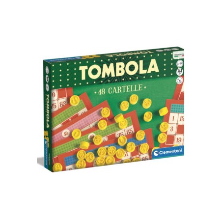 Tombola per Bambini Classica 48 Cartelle 16512 Clementoni 6 Anni+