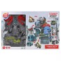 Robot Transformers Trasformabili 7 Robot in Metallo 27 cm One Two Fun 5 Anni+