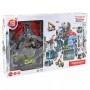 Robot Transformers Trasformabili 7 Robot in Metallo 27 cm One Two Fun 5 Anni+