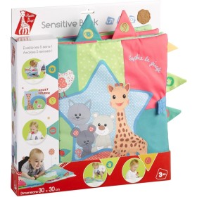 Libro Sensoriale in Stoffa Gigante 30x30 cm Sophie la Giraffa 3 Mesi+