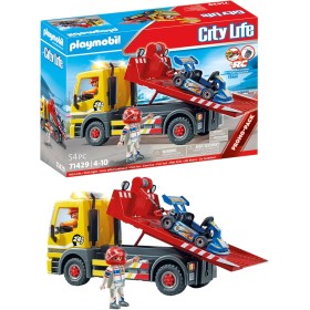 Playmobil 71429 City Life Carro Attrezzi per Bambini con Auto 4 Anni+