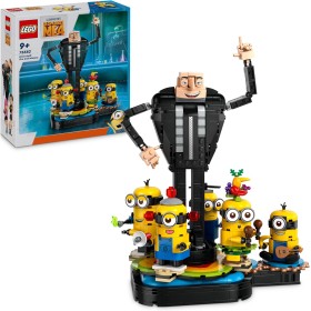 Lego Minions 75582 Cattivissimo Me Gru e Minion in Mattoncini 9 anni+