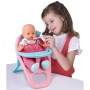 Nenuco e il suo Seggiolone Bambola Morbida 35 cm con Seggiolone Pappa 1 Anno+