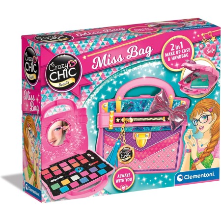 Trucchi Bambina Clementoni Crazy Chic Miss Bag Trousse Set Make-up con Beauty 18734 6 Anni+