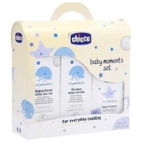 Chicco Cofanetto Cosmesi Baby Moments Set Regalo con Bagnoschiuma, Shampoo e Acqua di Colonia