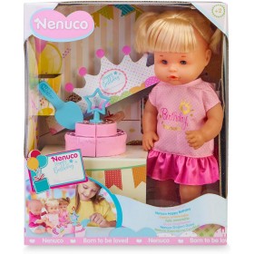 Nenuco Buon Compleanno con Torta Happy Birthday Bambola 35 cm 2 Anni+ Famosa