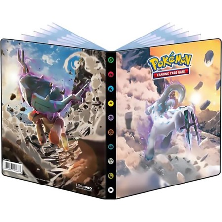 Album Porta Carte Pokemon 4 Tasche Ultra PRO 12 Pagine Scarlatto e Violetto 2 Contiene fino a 40 Carte Figurine