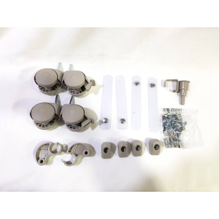 Ruote e Viti Ricambio Fasciatoio Cambio Cam con Accessori e Minuteria Originali (Fasciatoio e Telaio NON inclusi)