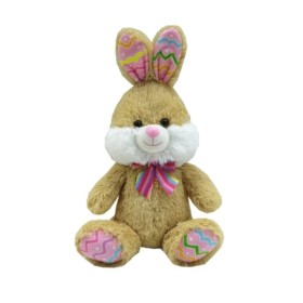 Peluche Coniglio Pasquale 40 Cm Coniglietto Beige 0 Mesi+ Max & Sax