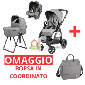 Trio Peg Perego Veloce TC Mercury 2025 SLK con Stand By Me e BORSA IN OMAGGIO