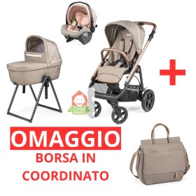 Trio Peg Perego Veloce TC Mon Amour 2025 SLK con Stand By Me e BORSA IN OMAGGIO
