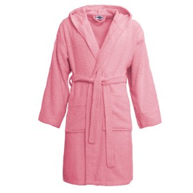 Accappatoio Bambina 8-10 Anni in Spugna Rosa Pompea