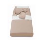 Piumone e Paracolpi Lettino Mussola Beige Cam 4 Pezzi