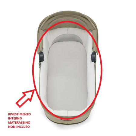 Rivestimento Interno Carrozzina Inglesina Electa Ricambio Originale Navicella Modello 2022