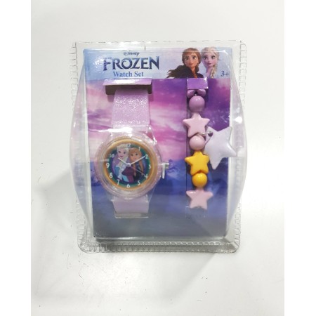 Orologio Analogico Frozen Disney Bambina da Polso con Braccialetto Set Idea Regalo 3 Anni+