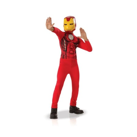 Costume Iron Man Bambino 8-10 anni 122-130 cm Originale Avengers Marvel 640921 Rubie's