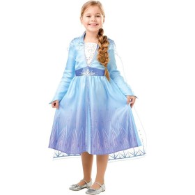 Costume Elsa Frozen 7-8 anni con Mantello Originale Disney Rubie's