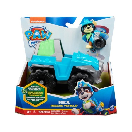 Paw Patrol Rex Veicolo 15 cm con Personaggio Spin Master 3 anni+
