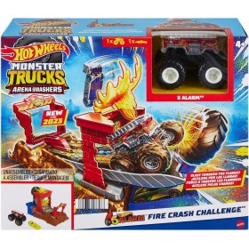 Hot Wheels Pista Monster Trucks Arena degli Scontri 5 Alarm HNB90 Mattel 4 Anni+