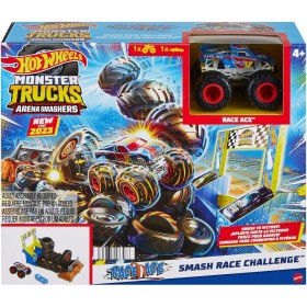Hot Wheels Pista Monster Trucks Arena degli Scontri Race Ace HNB89 Mattel 4 Anni+