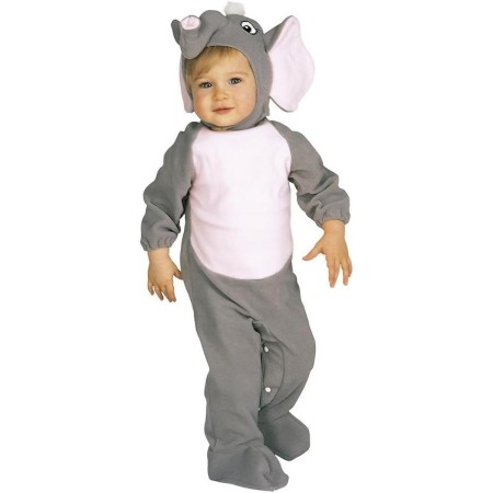 Costume Elefante Bambino 12-18 Mesi Tutone Peluche Rubie's