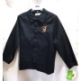 Grembiule Scuola Siggi Maschio Cerniera 9 Anni Zip 134 cm Bambino Nero tg.80 Dinosauro