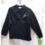 Grembiule Scuola Siggi Maschio Cerniera 7 Anni Zip 122 cm Bambino Nero tg.70 Moto