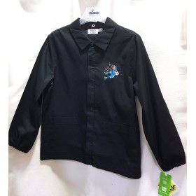 Grembiule Scuola Siggi Maschio Cerniera 9 Anni Zip 134 cm Bambino Nero tg.80 Calcio