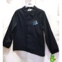 Grembiule Scuola Siggi Maschio Cerniera 9 Anni Zip 134 cm Bambino Nero tg.80 Calcio