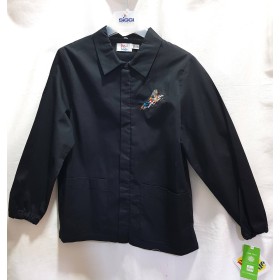 Grembiule Scuola Siggi Maschio Cerniera 12 Anni Zip 152 cm Bambino Nero tg.95 Moto