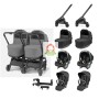 Trio Gemellare Peg Perego City Loop True Black Lounge Reclinabile 2025