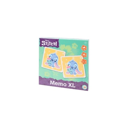Memory Stitch Gioco per Bambini Memo XL Disney 24 Carte 3 Anni+
