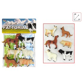 Busta Animali Fattoria 6 Pezzi con Poster 27970 Toys Garden 3 Anni+