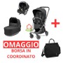 Peg Perego City Loop Trio True Black 2025 con Ovetto Reclinabile Primo Viaggio Lounge