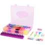 Braccialetti con Elastici Kit per Bambini con Telaio 4800 Pezzi con Accessori e Contenitore Organizer