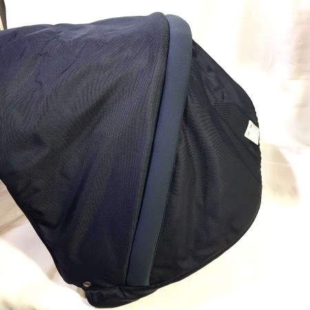 Capottina Carrozzina Cam Fluido Easy e Combi Tris Tessile Blu Ricambio Originale (Senza Telaio)