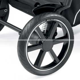 Ruota Posteriore Passeggino Veloce Peg Perego Ricambio Originale Nero