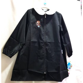 Grembiule Scuola Bambina Siggi Nero 6 Anni Zip tg.65 116 cm Girl Cerniera