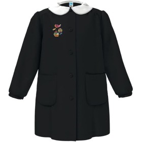Grembiule Scuola Bambina Siggi Nero 10 Anni con Bottoni tg.85 140 cm Cupcake