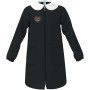 Grembiule Scuola Bambina Siggi Nero 9 Anni con Bottoni tg.80 134 cm Cuore