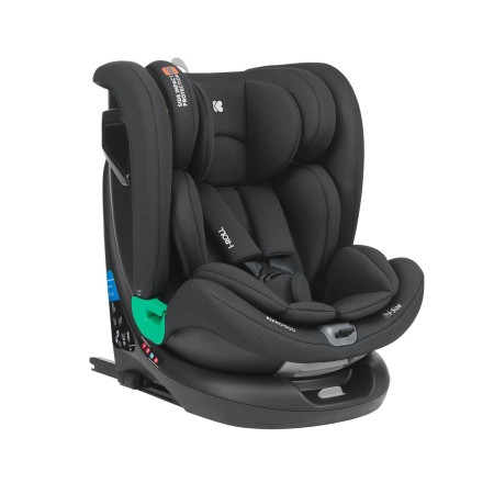 Seggiolino Auto Isofix Girevole 40-150 cm I-Size ECE R129 I-Roll Black Kikka Boo