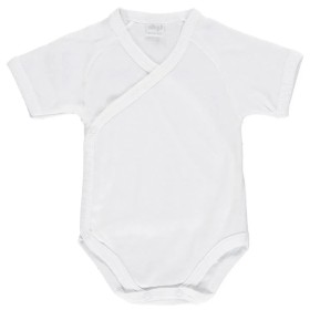 Body Maniche Corte Neonato Ellepi 0 Mesi 50 cm Cotone Bianco Singolo AF4298