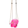 Altalena per Bambini 1 Anno Rosa Seduta con Clacson e Corde