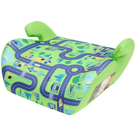 Rialzo Auto per Bambini Omologato 125-150 cm Verde Macchinine I-Size R-129