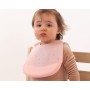 Bavaglino Silicone con Tasca Rosa Kiokids 4 Mesi+
