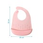 Bavaglino Silicone con Tasca Rosa Kiokids 4 Mesi+