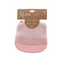 Bavaglino Silicone con Tasca Rosa Kiokids 4 Mesi+