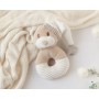 Sonaglio Neonato 0 Mesi+ Orso Beige con Anello Kiokids