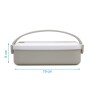 Contenitore Termico Pappa Bambini Lunch Box Inox 550 ml con Tappo Ermetico e Maniglia Grigio 4 Mesi+ Kiokids